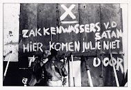 Een kraakpand waar leden van de vrouwenkraakgroep wonen