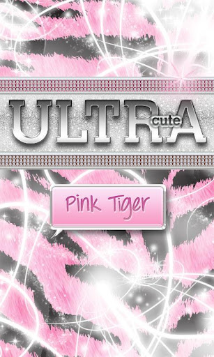 Ultra Cute Pink Tiger Theme
