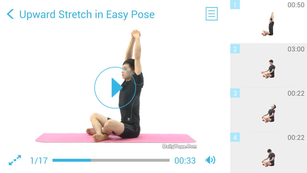 Daily Yoga Fitness OntheGo screenshot