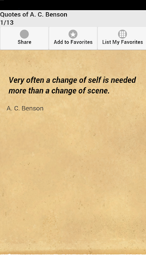 Quotes of A. C. Benson