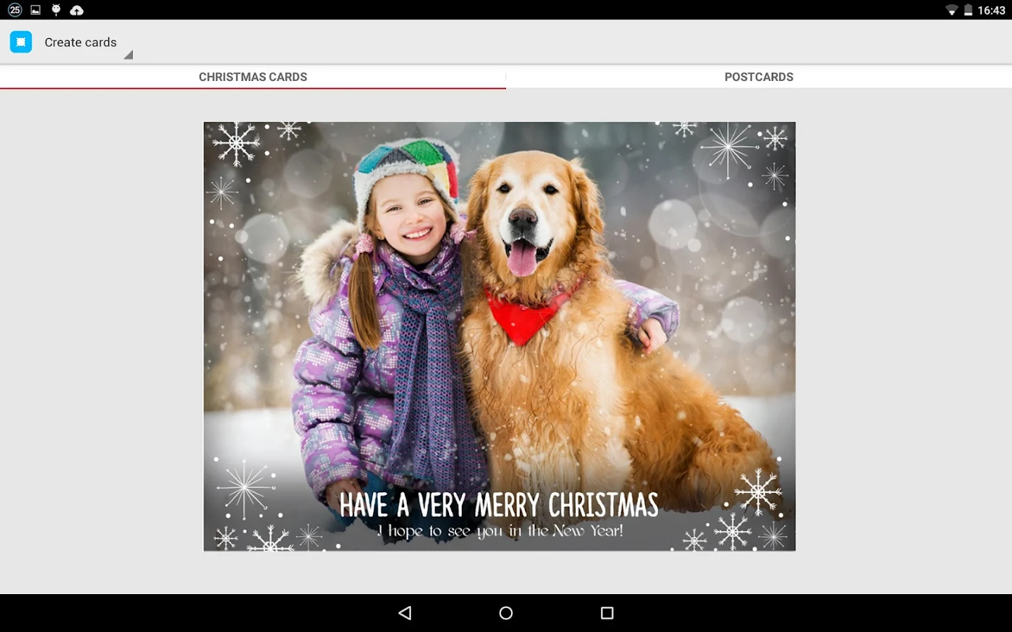 Touchnote - screenshot