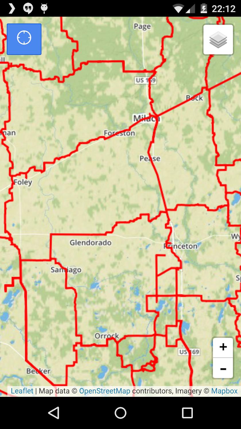 MN Snowmobile Trails Screen 1
