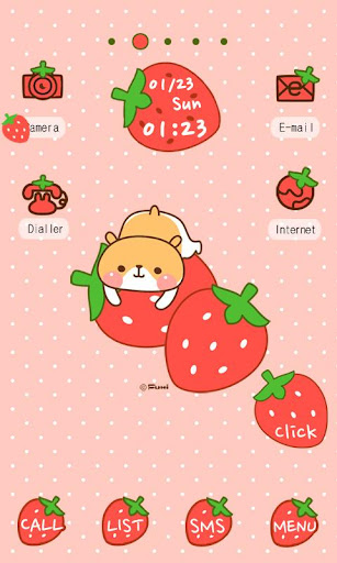 免費下載娛樂APP|CUKI Theme Strawberry Hams app開箱文|APP開箱王