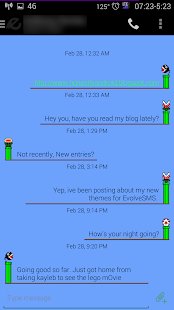 How to install EvolveSMS Theme 8 Bit Flowers lastet apk for android