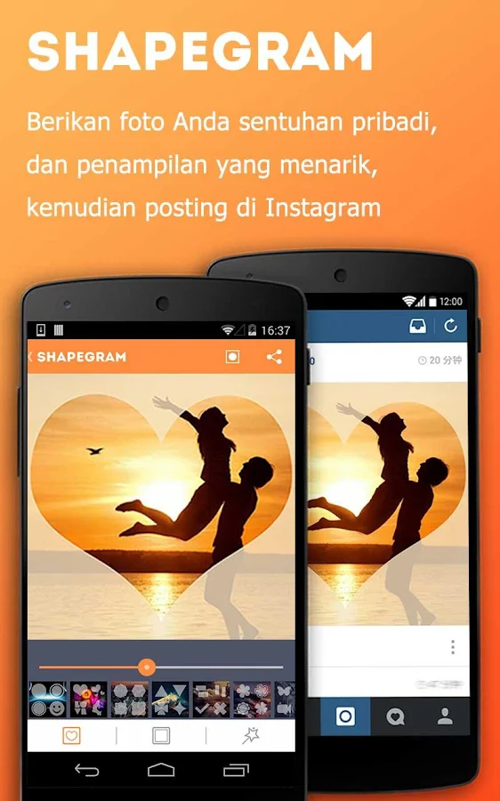   Shapegram-shape for instagram- tangkapan layar 