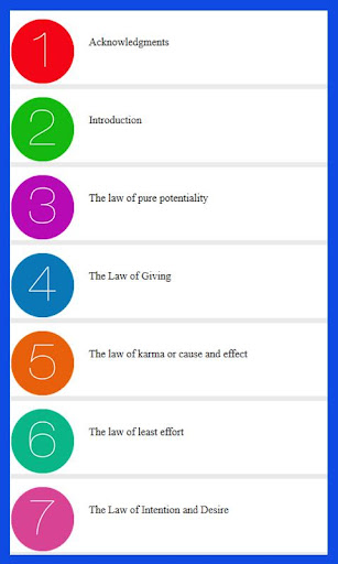 7 spiritual laws of Success