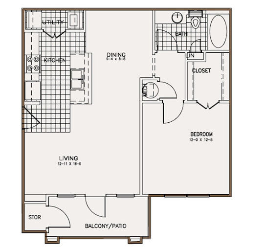 Fallingwater 1 Bed 1 Bath Dunes At Falcon Valley Apts