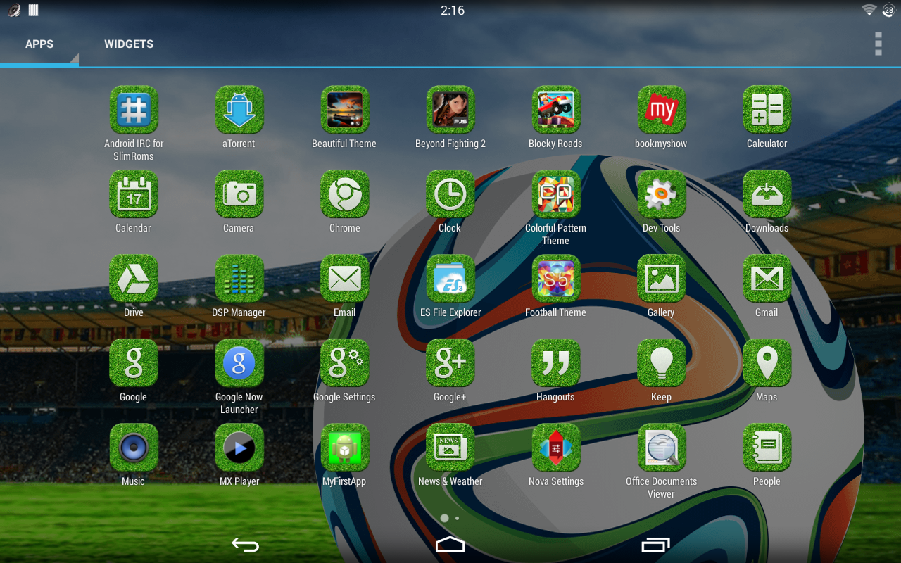 Tema Sepak Bola Apl Android Di Google Play