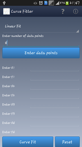 Curve Fitting Tool