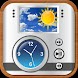Super Weather Clock Alarm Time