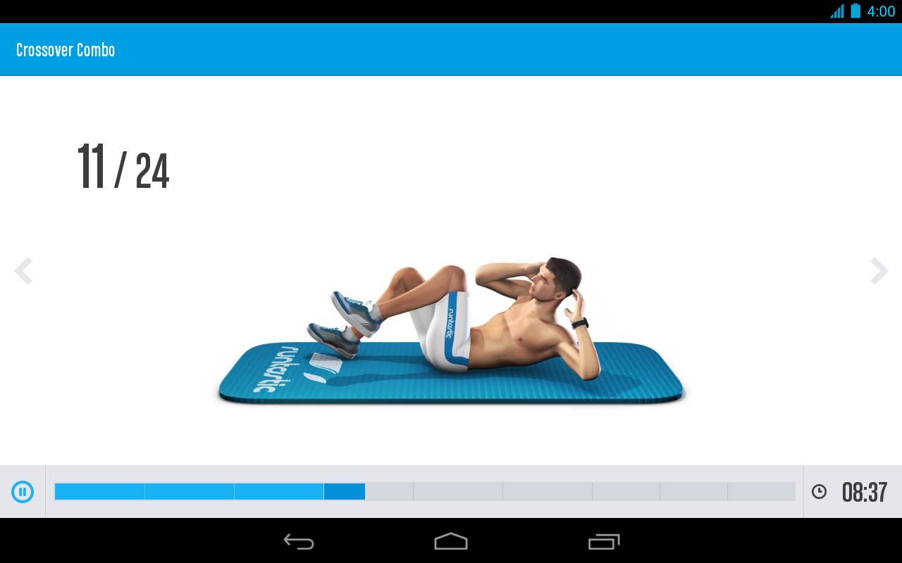    Runtastic Six Pack Abs Workout- screenshot  