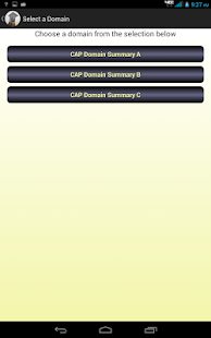 CAP Evaluator Domain Summary Screenshots 2