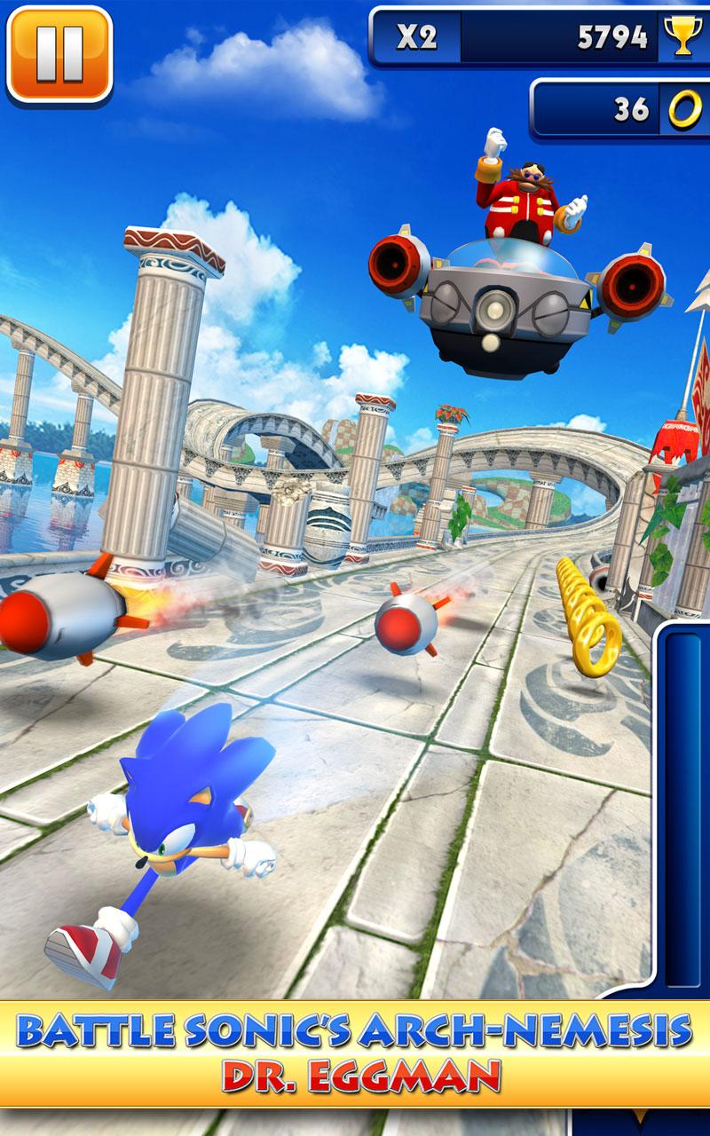 Sonic Dash v1.12.0.Go Unlimited Stars/Rings Download Apk
