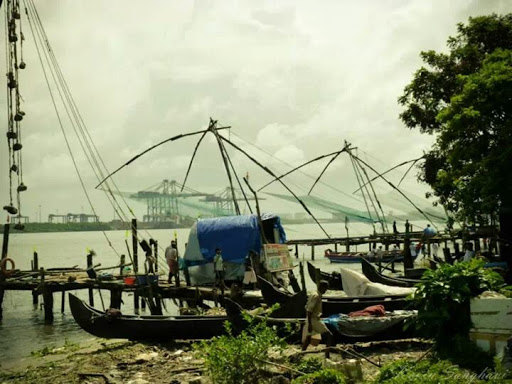 Ancient Chinese Fishing Nets at Fort Kochi