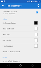 Text Watchface by RYO Software poster 2