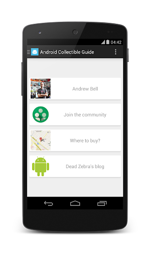 Guide for Android Collectibles