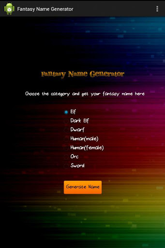 Fantasy Name Generator D D Aid