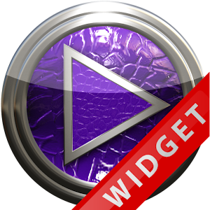 Poweramp Widget Purple Leather.apk 2.08-build-208