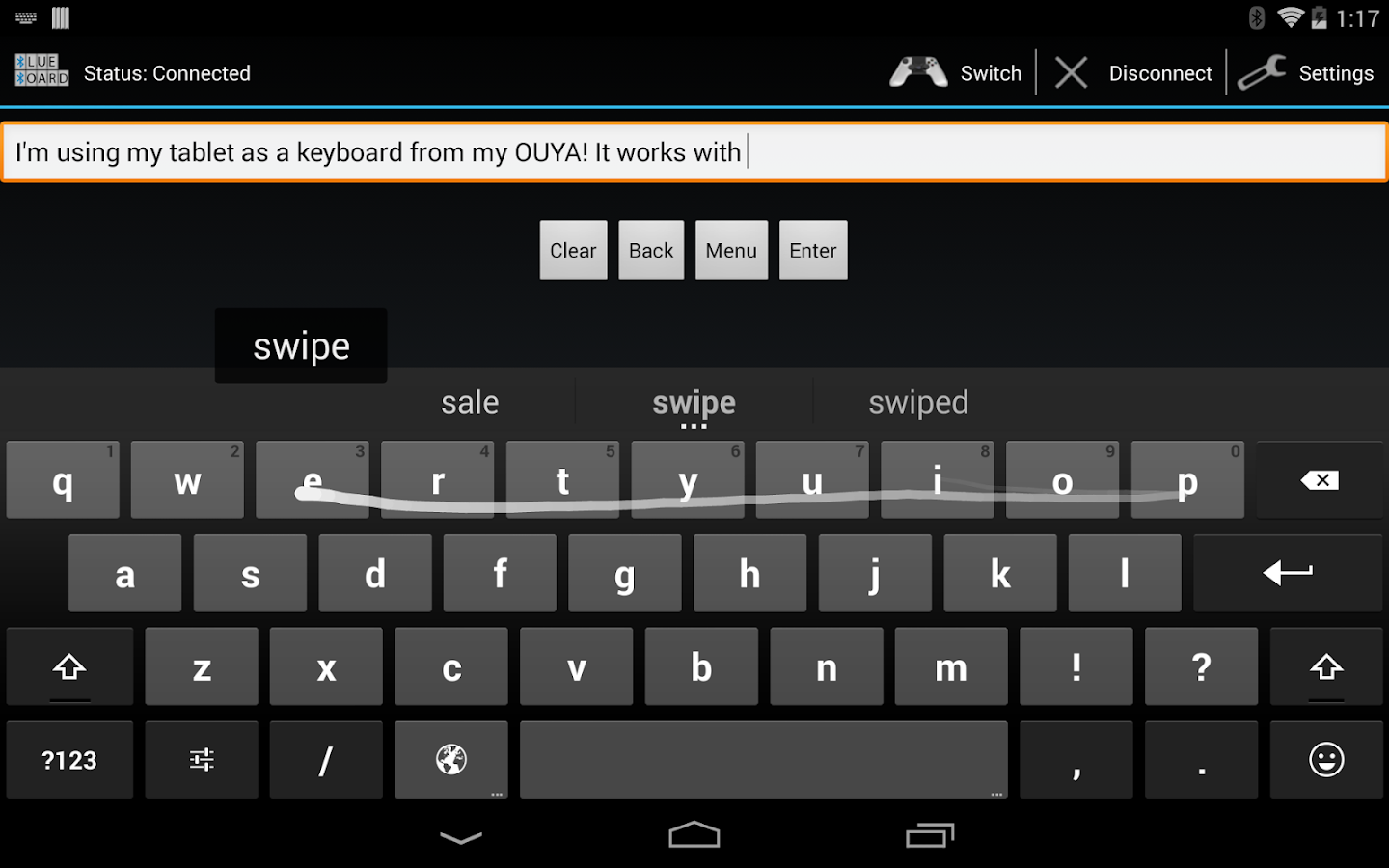 Blue Board - screenshot