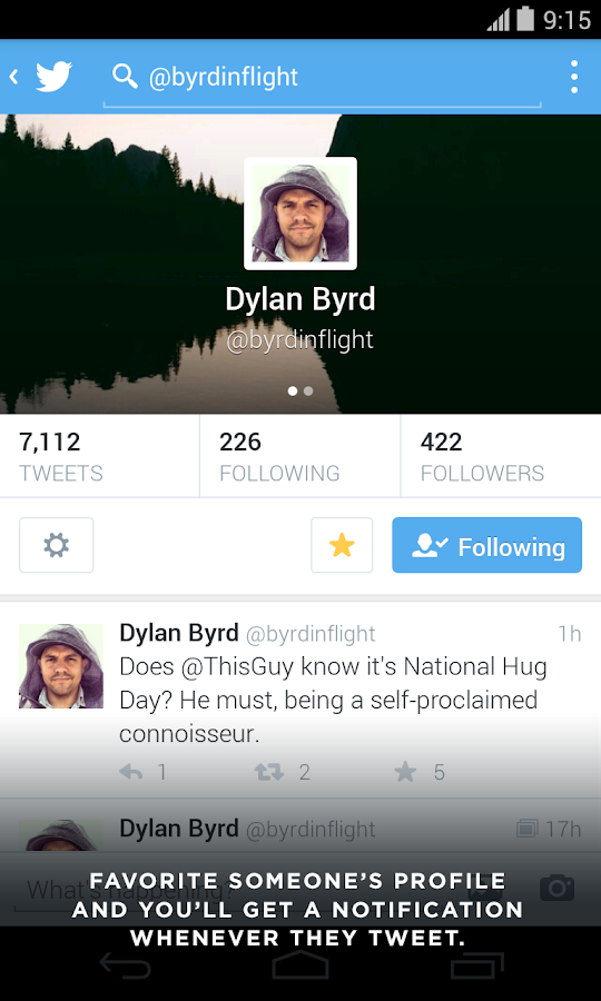 Twitter - screenshot