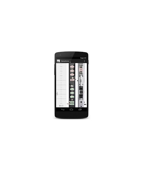 Android application Razor EWI Fingering Charts screenshort