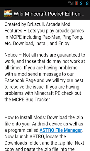 免費下載教育APP|Wiki Minecraft Pocket Mods 10 app開箱文|APP開箱王