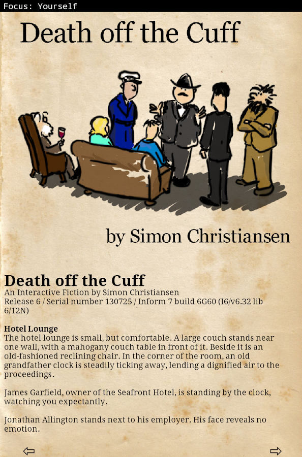   Death off the Cuff – Capture d'écran 