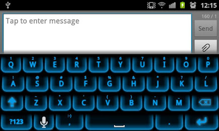 Blue Tech Keyboard Skin poster 2