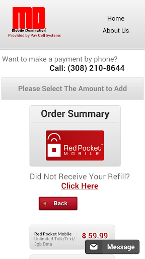 RedPocket Instant Refills 24 7