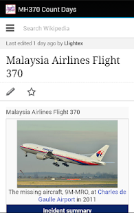 MH370 Count Days Screenshots 1