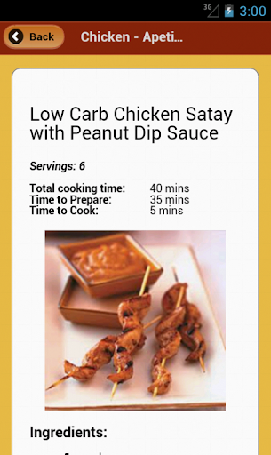 【免費健康App】Low Carb Chicken Recipes-APP點子