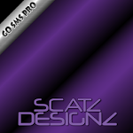 Cover Image of Descargar GO SMS PRO PURPLE GRADIENT THE 1.3 APK