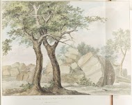 Ruïne van Zeus Olympus tempel in oude Agrigento