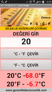 How to install Sıcaklık Birimlerini Çevirme 1.0 unlimited apk for pc