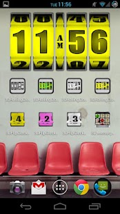 Lastest 3D Rolling Clock YELLOW APK
