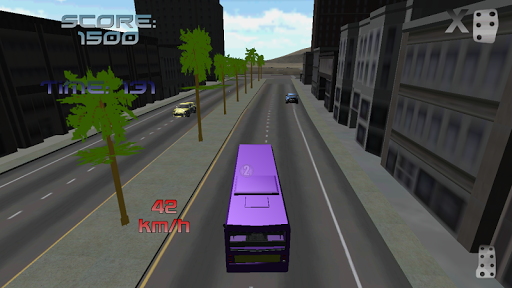城市公交車，仿真3D