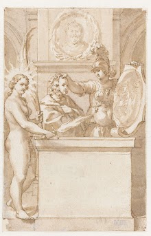 Ontwerp voor een titelblad voor de komedies van Terentius