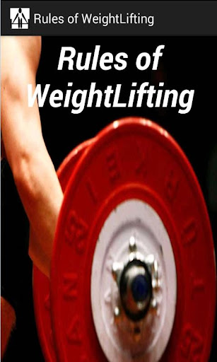 Rules of WeightLifting