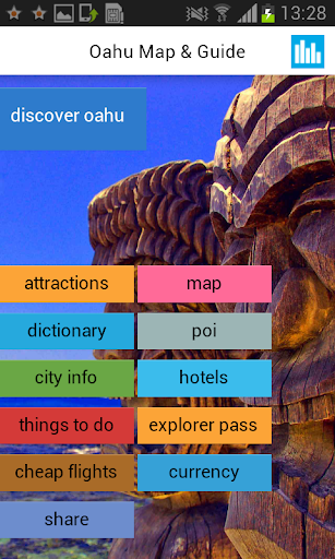 Oahu Hawaii Offline Map Guide