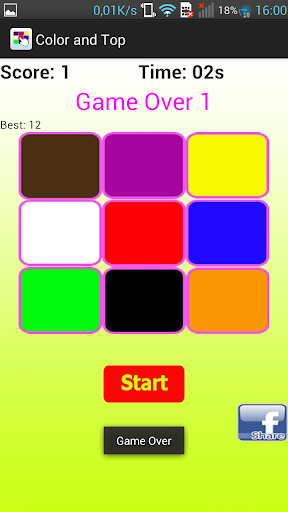 Color and Top - funny game