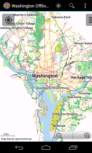 Washington Offline City Map
