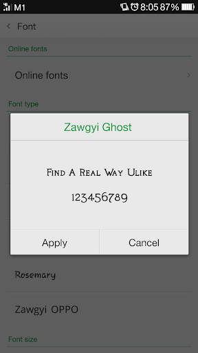 Zawgyi Ghost