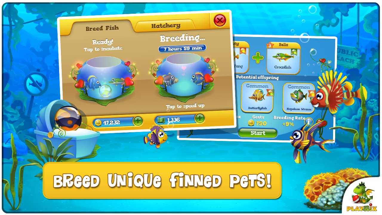   Pocket Fishdom: captura de tela 