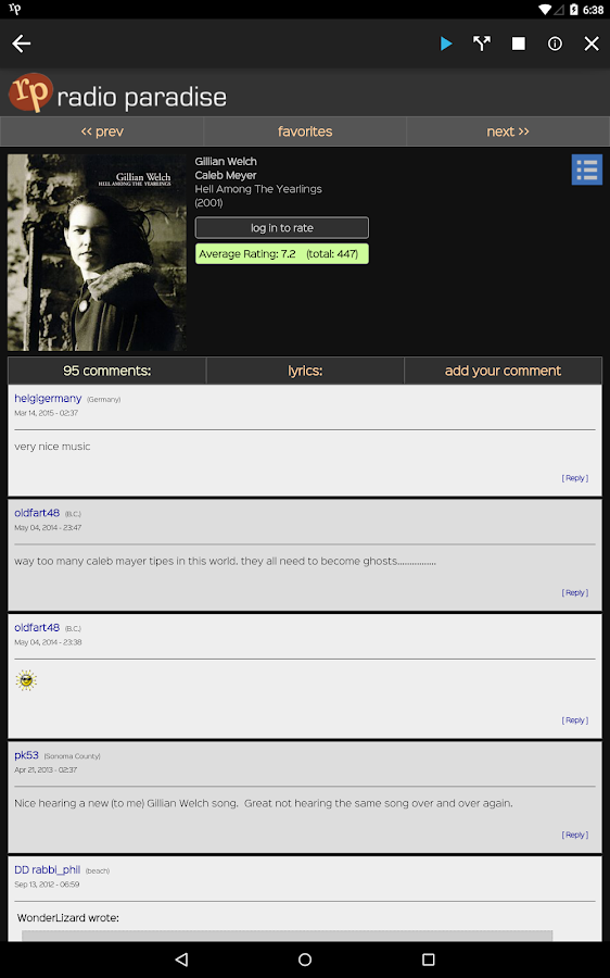Radio Paradise Android Apps on Google Play