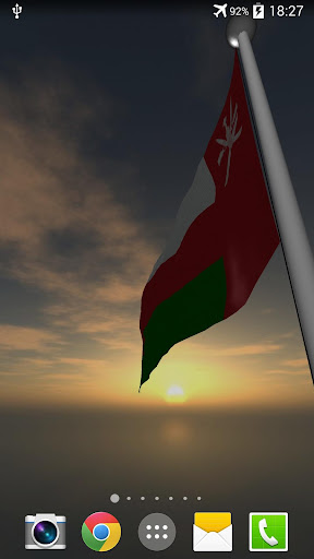 【免費個人化App】Oman Flag - LWP-APP點子