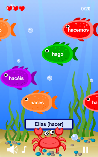 【免費教育App】Spanish Verbs Sea Game-APP點子