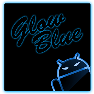 GOKeyboard Theme Glow Blue.apk 2.0