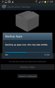 How to get Application Backup lastet apk for pc