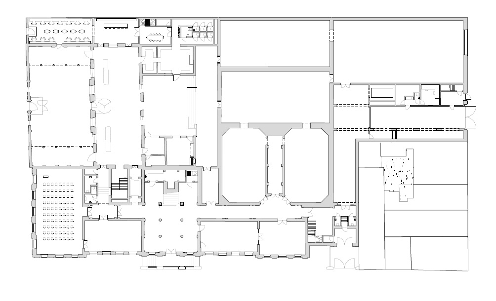 Plattegrond begane grond, nieuwe situatie