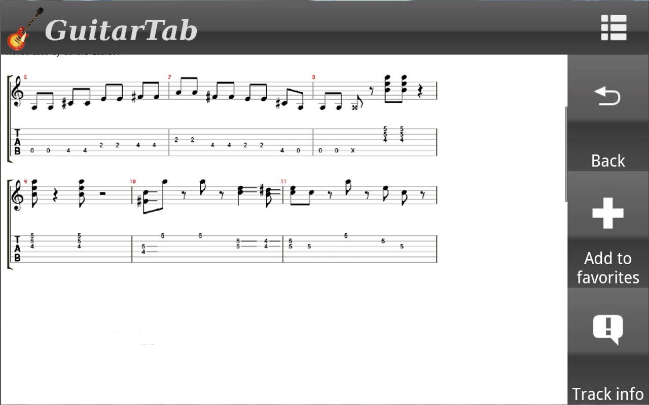GuitarTab Tabs and chords Android Apps on Google Play